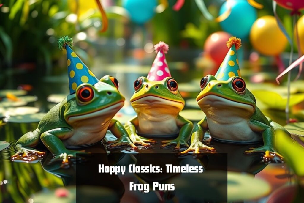 Birthday Frogs and Party Croaks