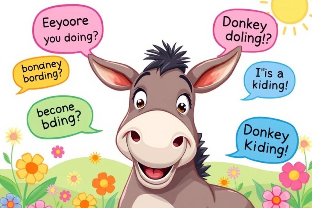Cute Donkey Puns