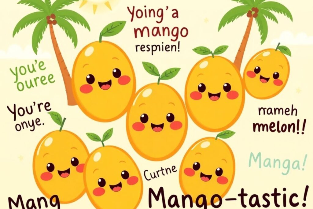 Cute Mango Puns