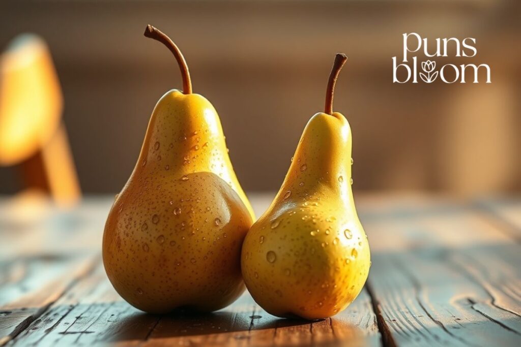 Cute and romantic pear puns