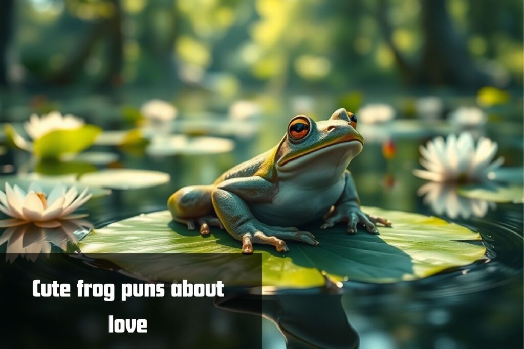 Cute frog puns about love