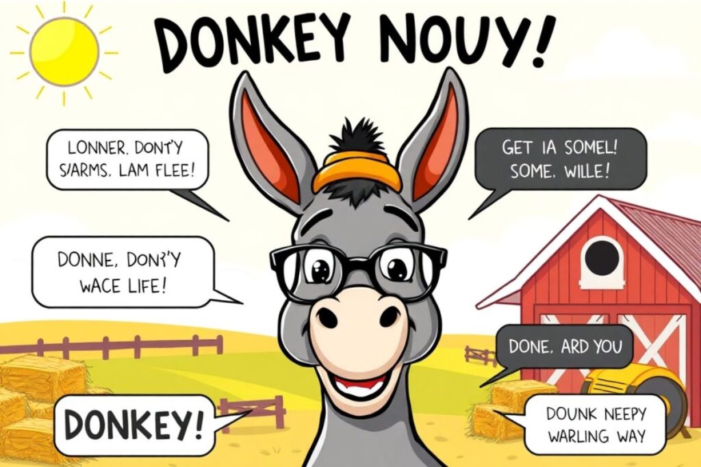 Donkey Puns for Instagram