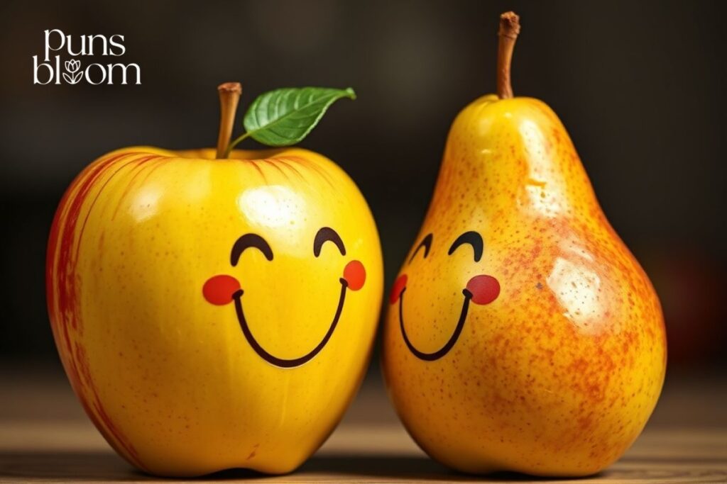 Funny apple and pear puns