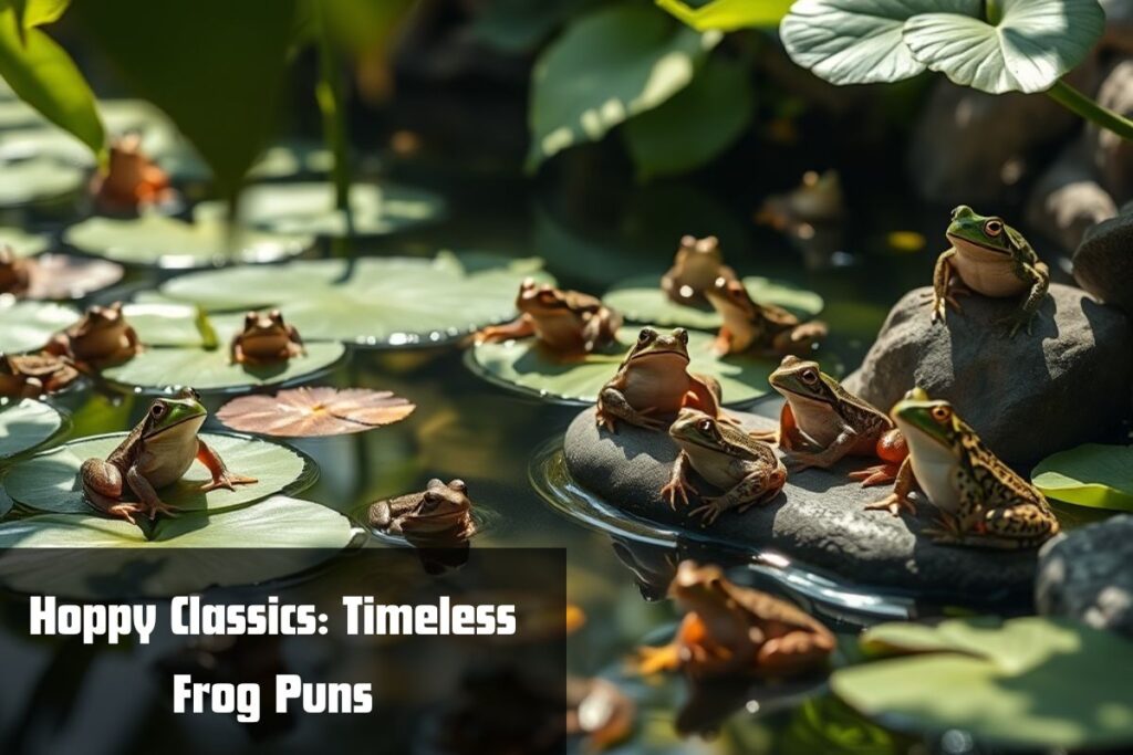 Hoppy Classics Timeless Frog Puns