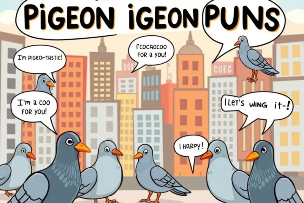 Pigeon Puns for Instagram