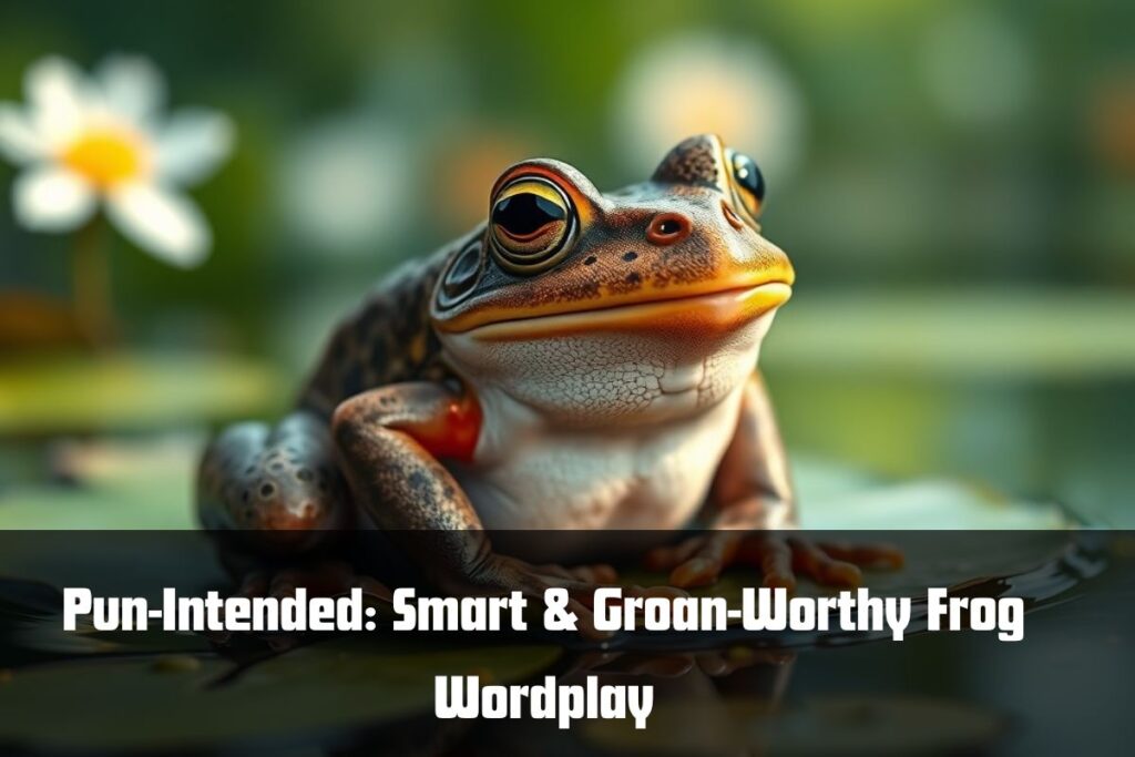 Pun-Intended Smart & Groan-Worthy Frog Wordplay