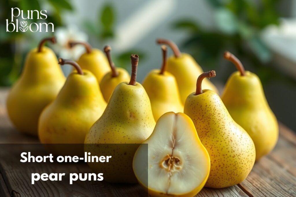 Short one-liner pear puns