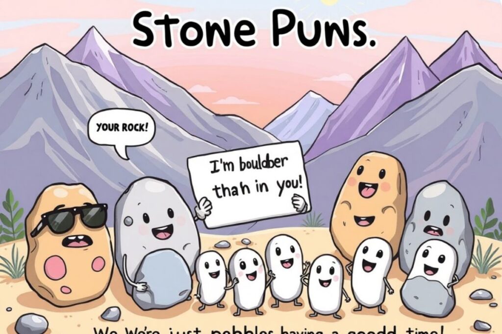 Stone puns for instagram