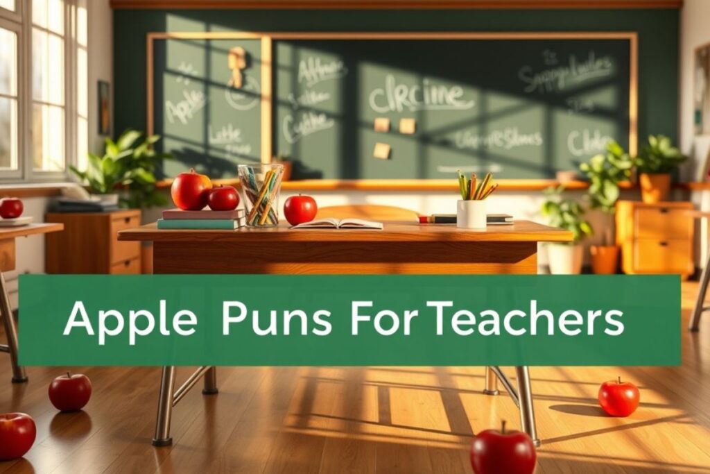 Apple Puns for teacher