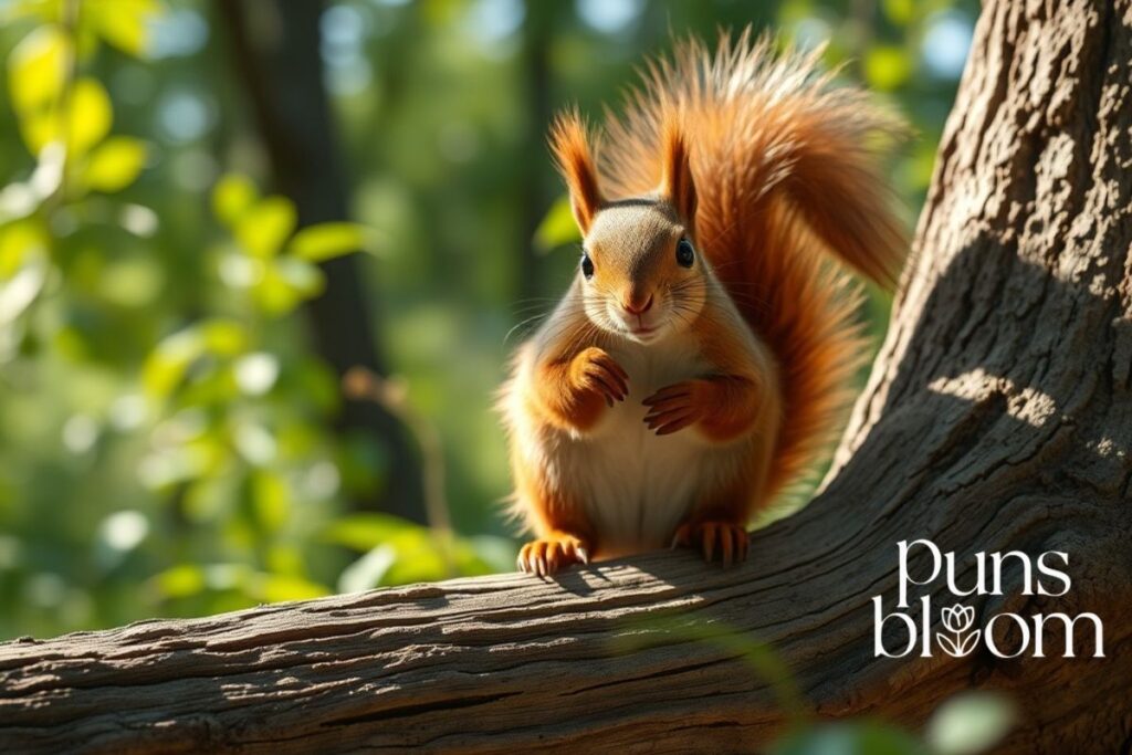 Funny Squirrel Pun Captions