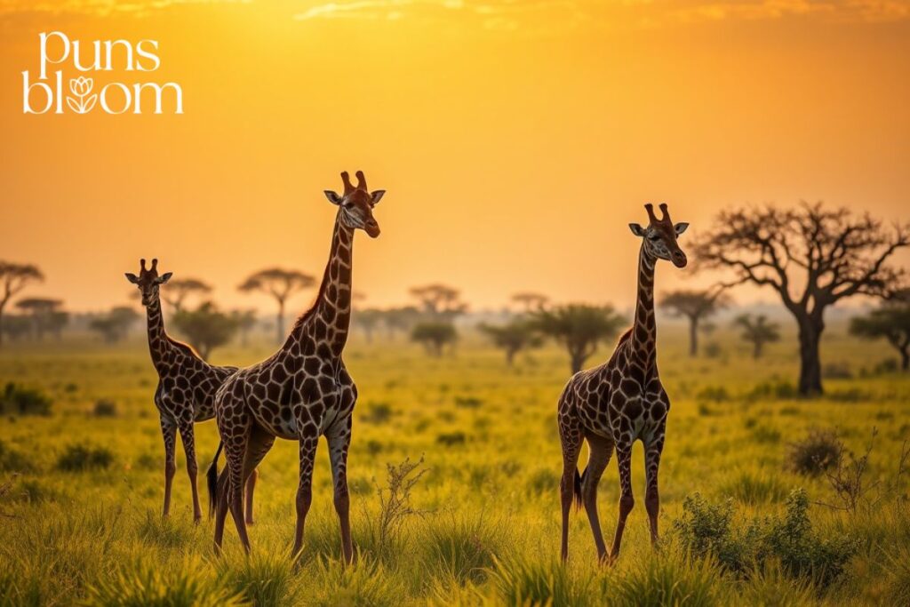 Giraffe Puns Captions