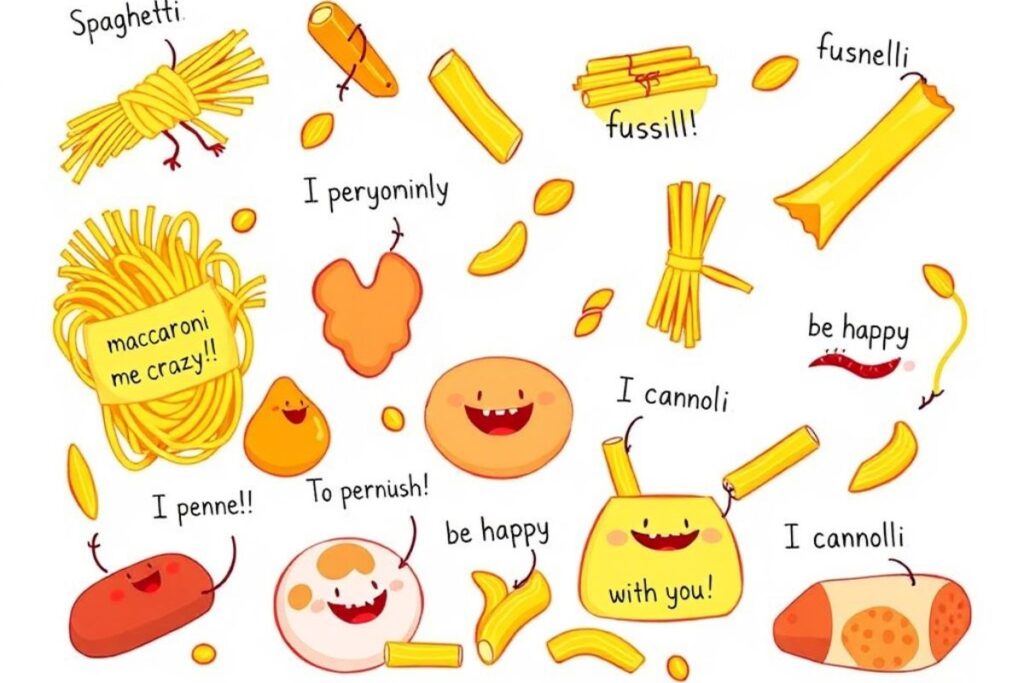 Pasta Puns Captions