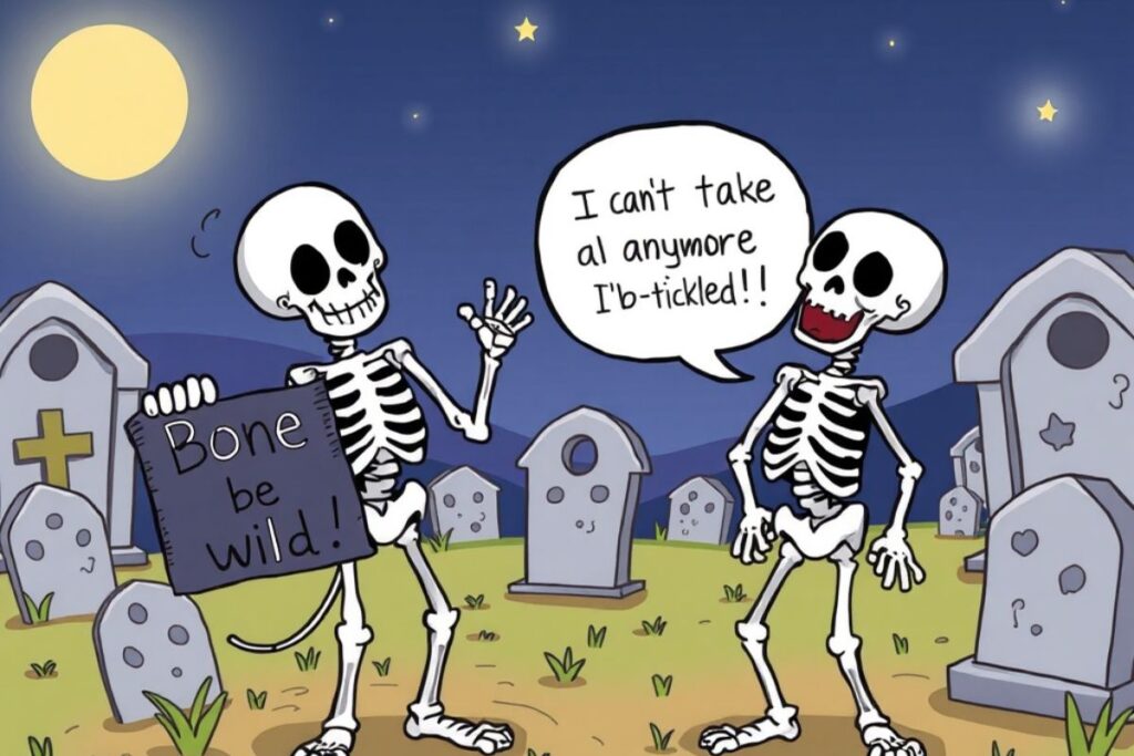 Short Skeleton Puns