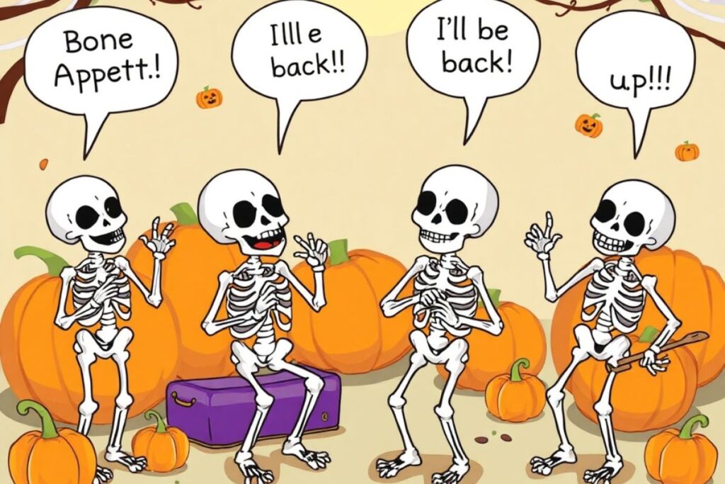 Skeleton Puns Captions