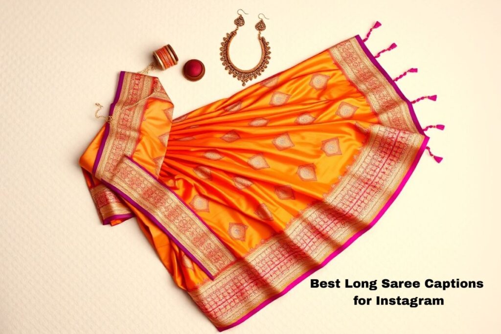 Best Long Saree Captions for Instagram