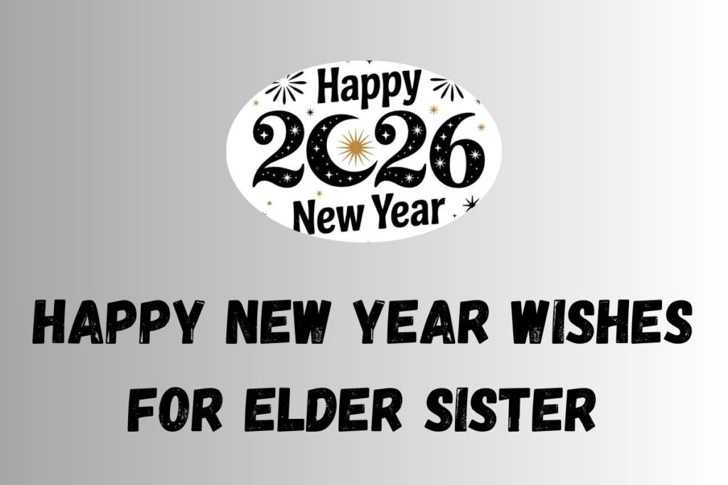 Happy New Year Wishes for Elder Sister