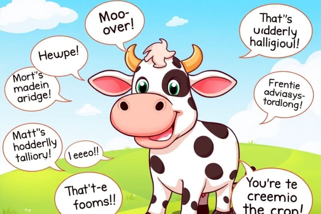 Short Funny Cow Puns