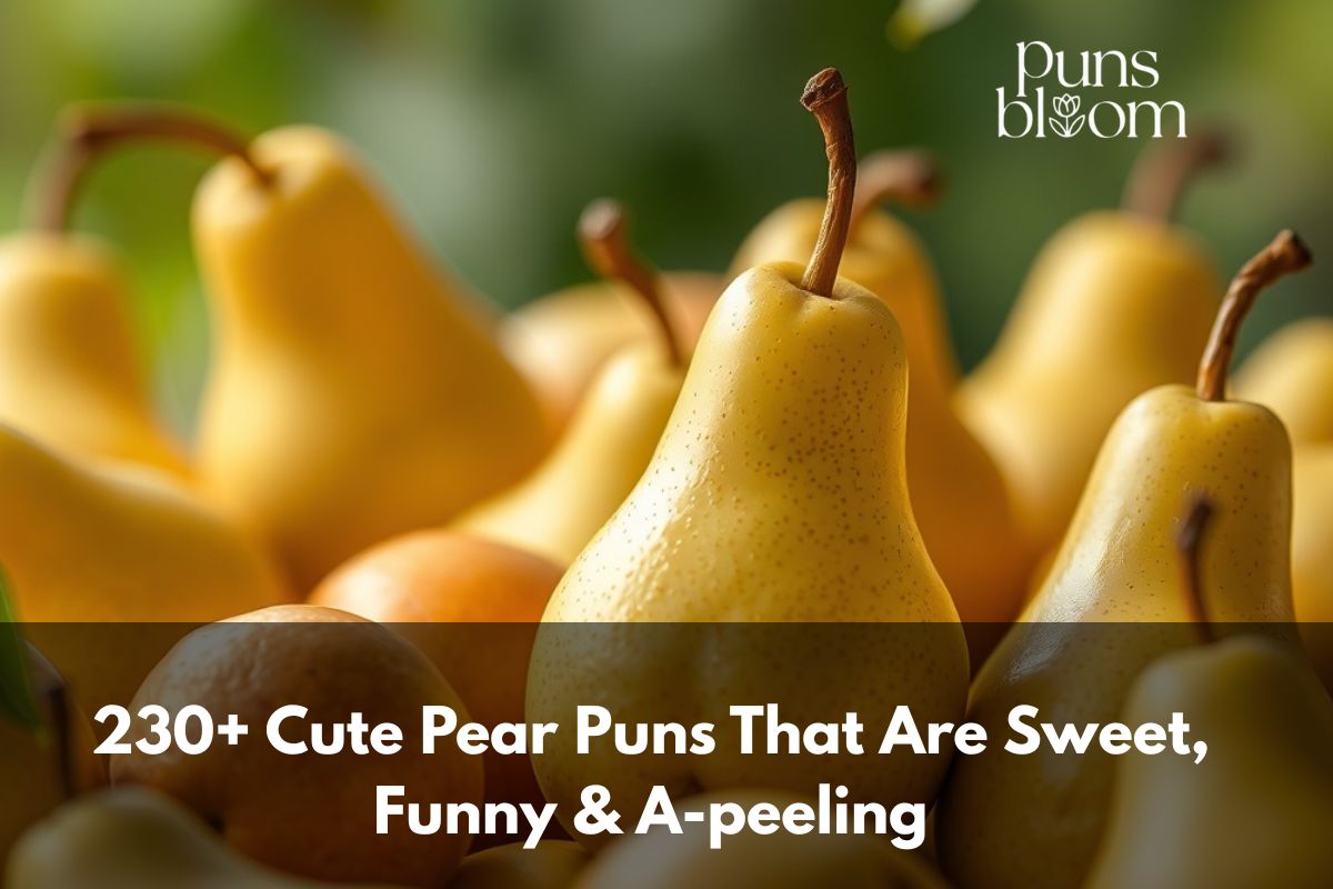 230+ Cute Pear Puns That Are Sweet, Funny & A-peeling