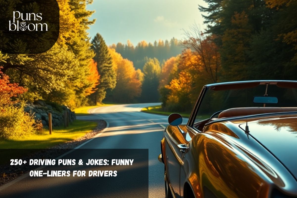250+ Driving Puns & Jokes Funny One-Liners for Drivers