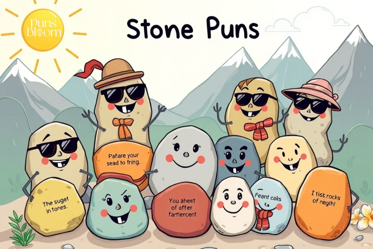 250+Stone Puns Short One Liners For Instagram & Captions