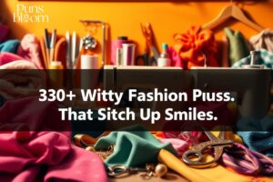 250+Witty Fashion Puns That Stitch Up Smiles