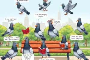 280 Pigeon Puns One Liners For Adults & Captions