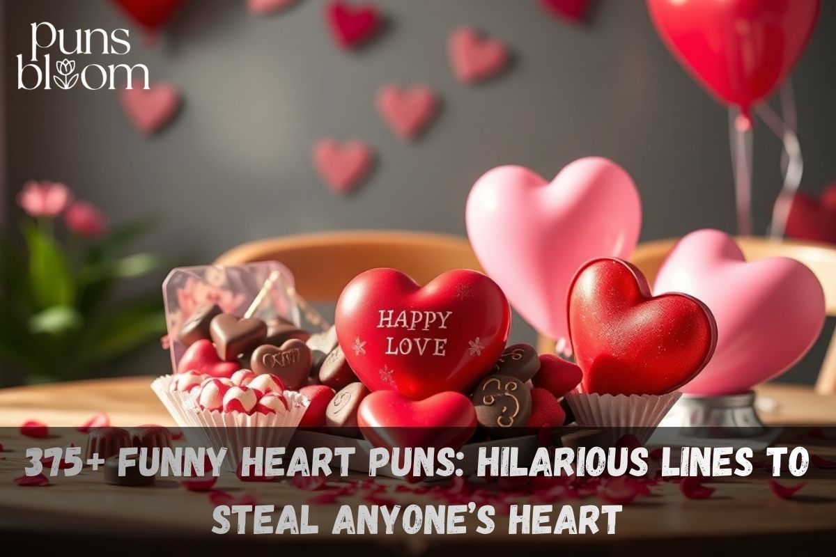 375+ Funny Heart Puns: Hilarious Lines to Steal Anyone’s Heart